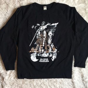 Star Wars Black and Silver Sweatshirt